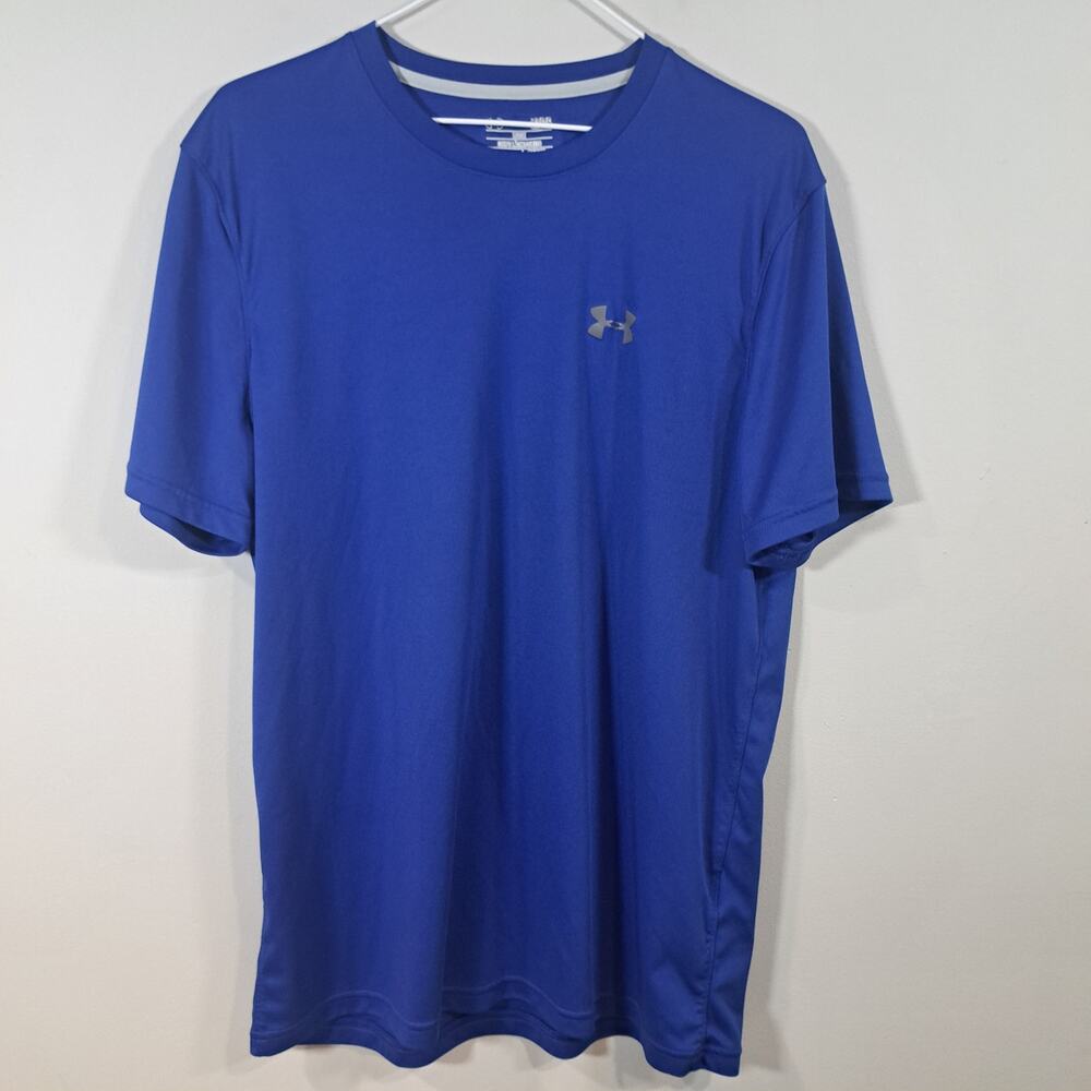 Under Armour Men's Blue Loose Heat Gear T-Shirt Large